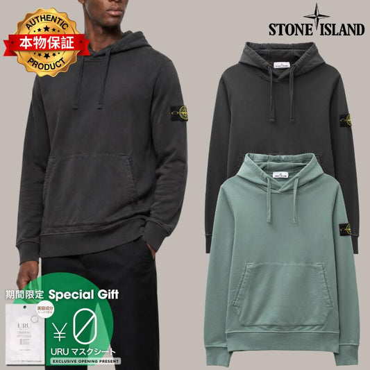 Stone Island ストーン アイランド 【本物保証】 パーカー ストリート系 メンズ Organic Cotton Fleece Hooded Sweatshirt