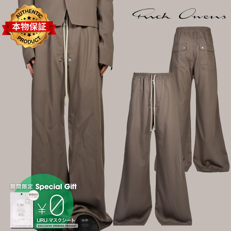 Rick Owens リックオウエンス 【本物保証】 パンツ ストリート系 メンズ WIDE BELA PANTS / DUST