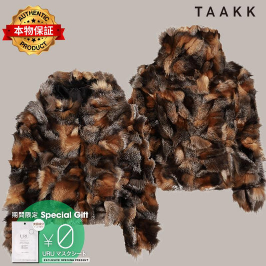 TAAKK ターク 【本物保証】 ジャケット・アウター ストリート系 メンズ UPCYLED FUR FOODIE / BRW