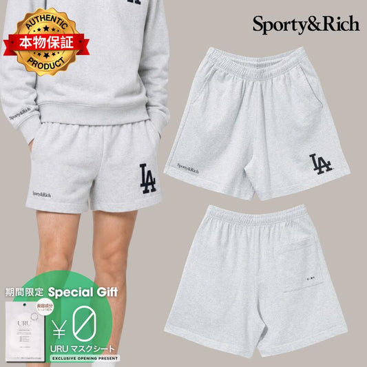 Sporty & Rich スポーティ＆リッチ【本物保証】 ショートパンツ ストリート系 ユニセックス Dodgers Serif Gym Short