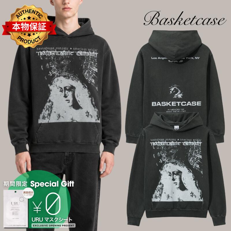 Basketcase バスケットケース 【本物保証】 パーカー ストリート系 ユニセックス Ave Maria Hoodie