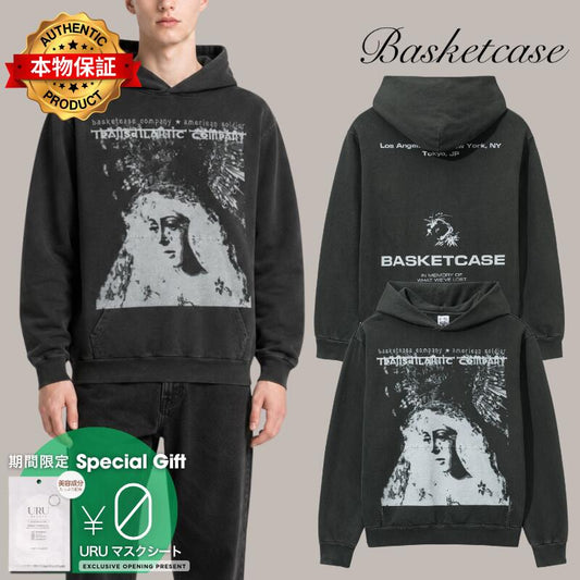 Basketcase バスケットケース 【本物保証】 パーカー ストリート系 ユニセックス Ave Maria Hoodie