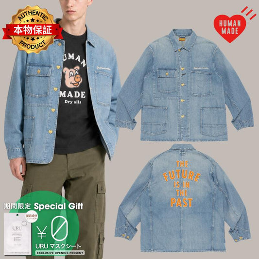 Human Made ヒューマンメイド 【本物保証】 ジャケット ストリート系 ユニセックス Denim Coverall Jacket