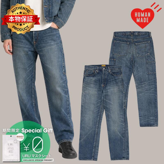 Human Made ヒューマンメイド 【本物保証】 デニムパンツ ストリート系 ユニセックス Straight Denim Pants Future