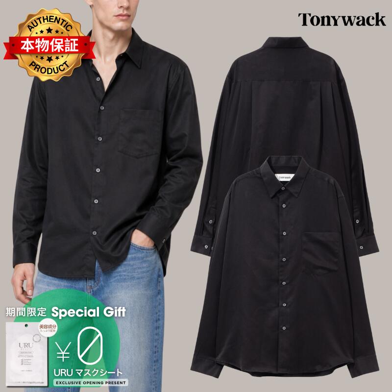 Tonywack トニアック【本物保証】 シャツ ストリート系 メンズ Silk Blend Cotton Essential Shirt