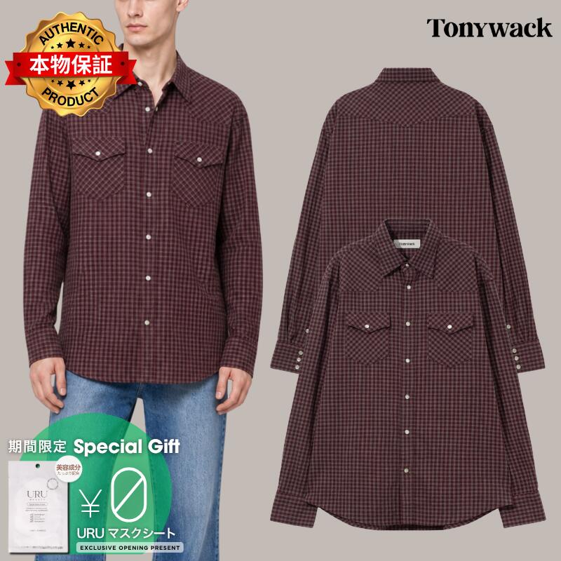 Tonywack トニアック 【本物保証】 シャツ ストリート系 メンズ Check Western Shirt