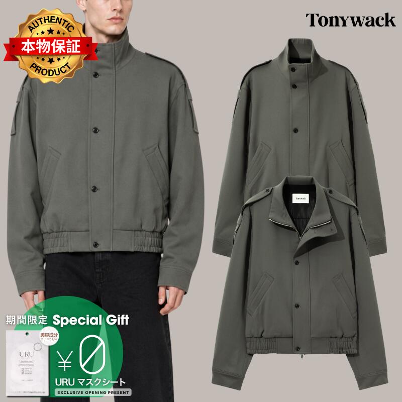 Tonywack トニアック【本物保証】 ジャケット ストリート系 メンズ Stand Collar Epaulette Blouson