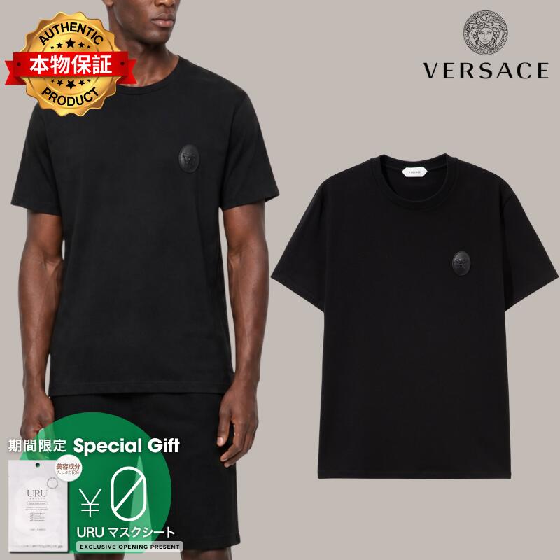 Versace ヴェルサーチェ  【本物保証】 Tシャツ ストリート系 ユニセックス Cotton-Jersey Slim T-Shirt