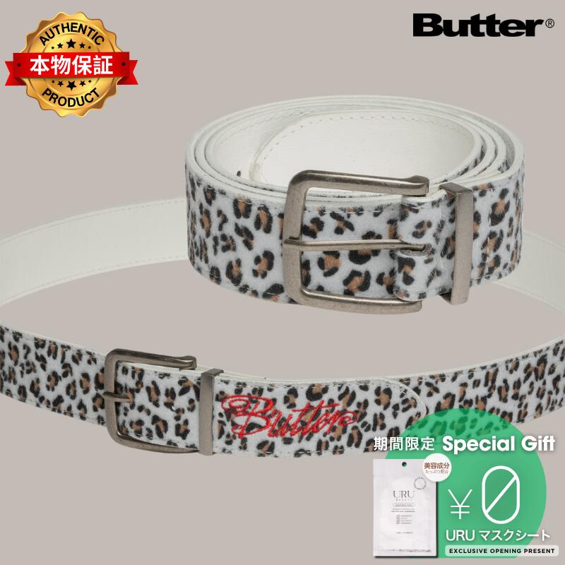 Butter Goods バターグッズ 【本物保証】 ベルト ストリート系 メンズ Animal Hide Belt