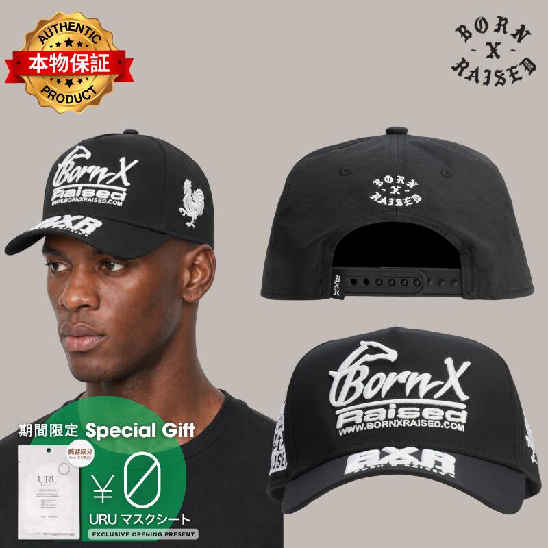 Born X Raised 生まれ x 育てられた 【本物保証】 帽子 ストリート系 メンズ Parlay Snapback