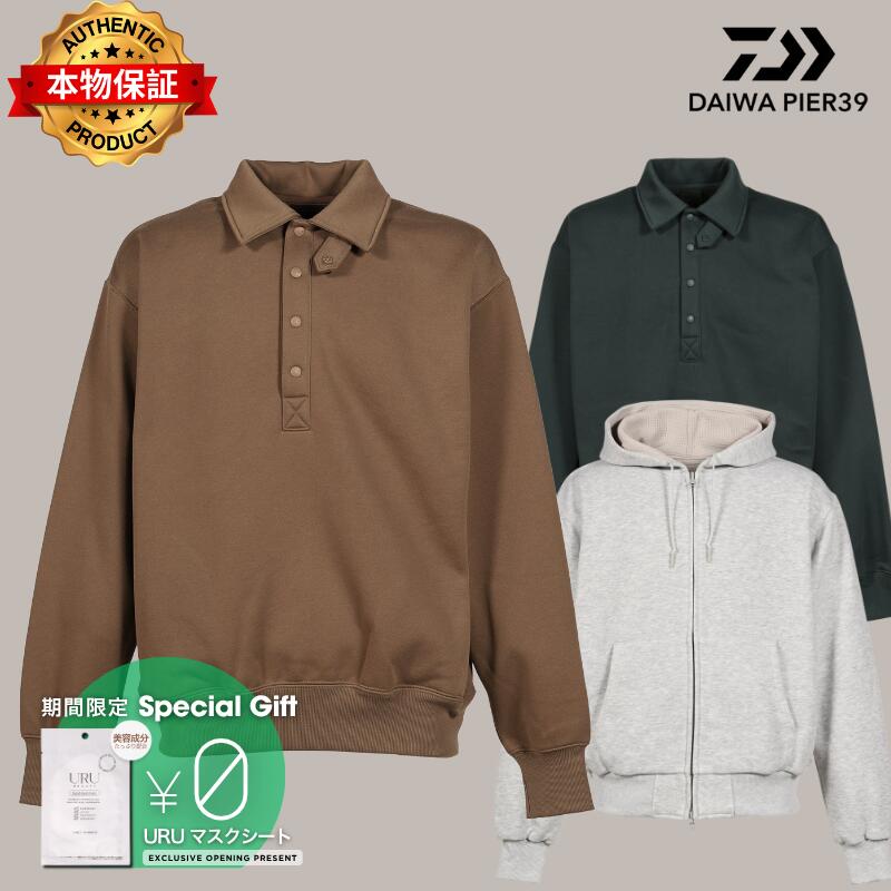 DAIWA PIER39 ダイワ ピア39 【本物保証】 パーカー・スウェット ストリート系 メンズ TECH SWEAT SNAP PULLOVER / INK BLK