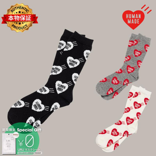 Human Made ヒューマンメイド 【本物保証】 靴下 ウェア ストリート系 ユニセックス Heart Socks