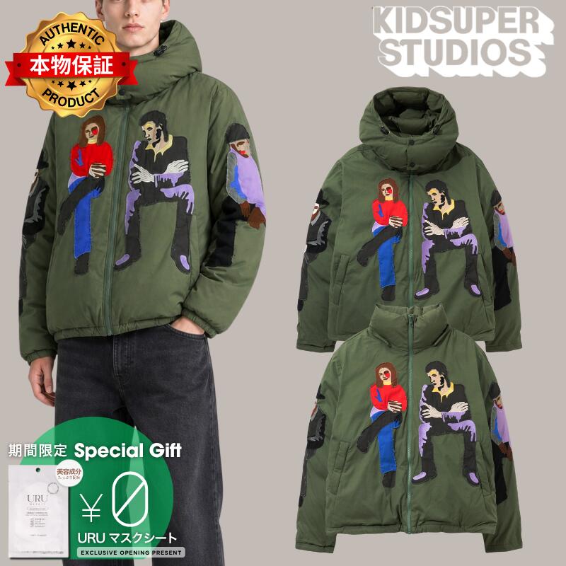 Kidsuper キッドスーパー 【本物保証】 ジャケット・アウター ストリート系 メンズ Subway Car Patchwork Puffer