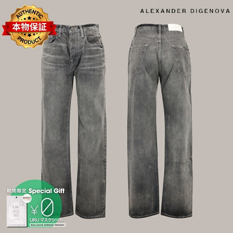 ALEXANDER DIGENOVA アレキサンダー・ディジェノバ 【本物保証】 デニムパンツ ストリート系 メンズ STRAIGHT LEG JEANS