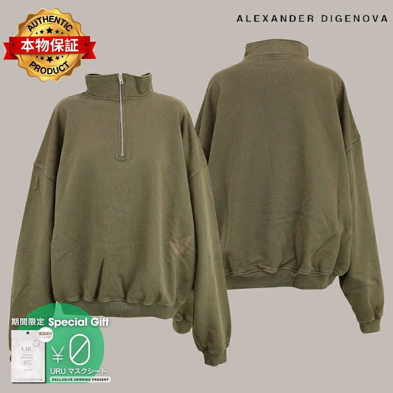 ALEXANDER DIGENOVA アレキサンダー・ディジェノバ 【本物保証】 パーカー・スウェット ストリート系 メンズ STENCIL LOGO QUARTER ZIP