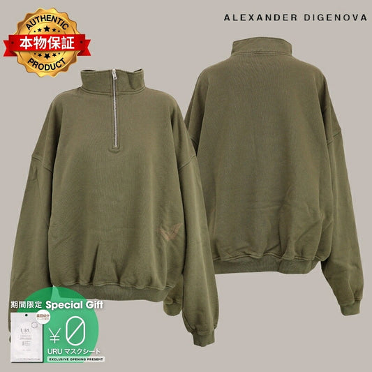 ALEXANDER DIGENOVA アレキサンダー・ディジェノバ 【本物保証】 パーカー・スウェット ストリート系 メンズ STENCIL LOGO QUARTER ZIP