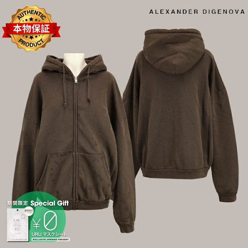 ALEXANDER DIGENOVA アレキサンダー・ディジェノバ 【本物保証】 パーカー ストリート系 メンズ ZIP UP PAINTER HOODIE