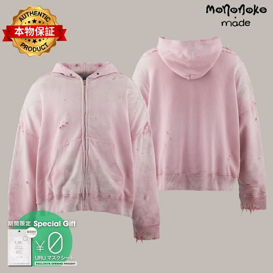 Mononoke made モノノケ・メイド 【本物保証】 パーカー・スウェット ストリート系 メンズ DOUBLE ZIP HDIE/SAKURA