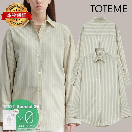 Toteme トテーム 【本物保証】 シャツ ストリート系 レディース Oversized Striped Shirt
