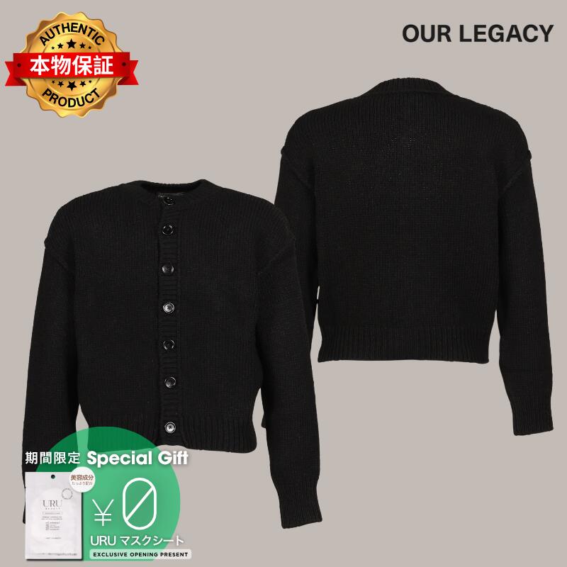 OUR LEGACY アワー レガシー 【本物保証】 カーディガン ストリート系 メンズ PITCH CARDIGAN / BLK