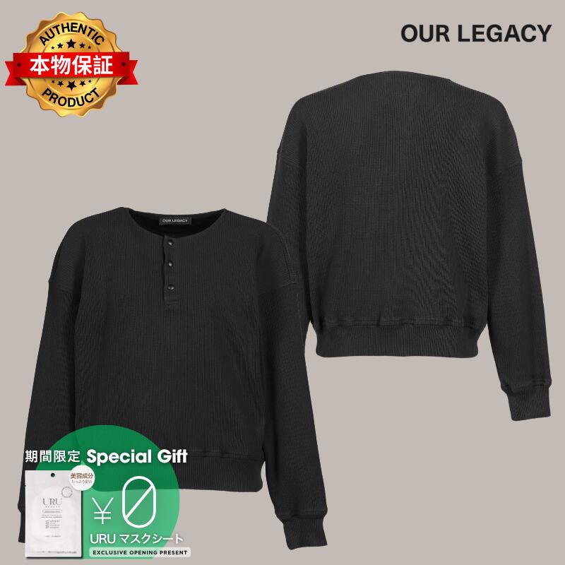 OUR LEGACY アワー レガシー 【本物保証】 Tシャツ ストリート系 メンズ BALLON SWEATSHIRT / BLK