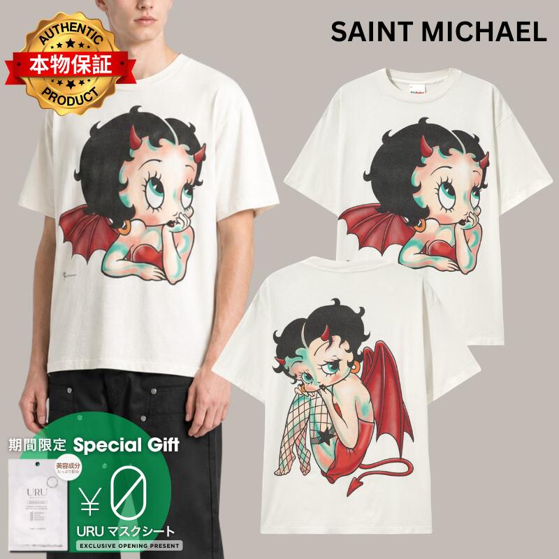 Saint Michael 聖ミカエル 【本物保証】 Tシャツ ストリート系 メンズ Devil T-Shirt