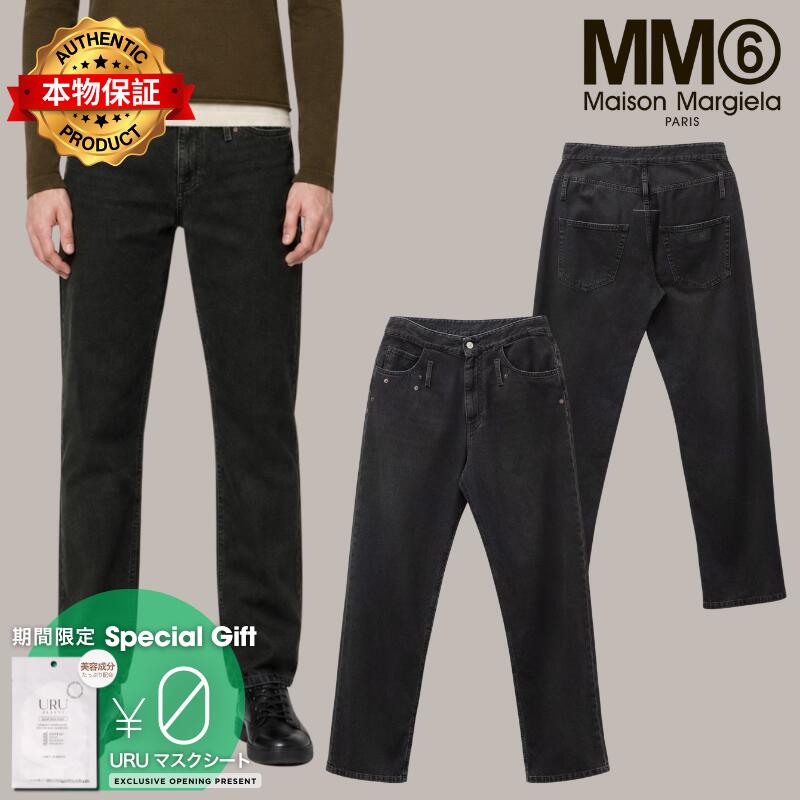 Mm6 Maison Margiela エムエムシックス　メゾン・マルジェラ 【本物保証】 デニムパンツ ストリート系 メンズ Straight-Leg Denim Jeans