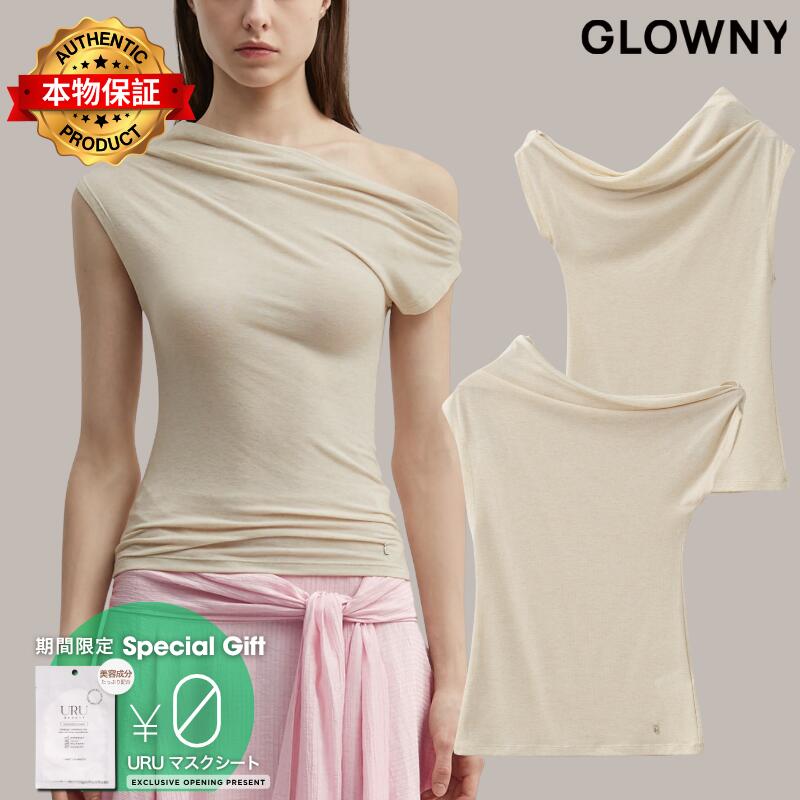 Glowny グロウニー 【本物保証】 Tシャツ ストリート系 レディース Tilt Drape Top