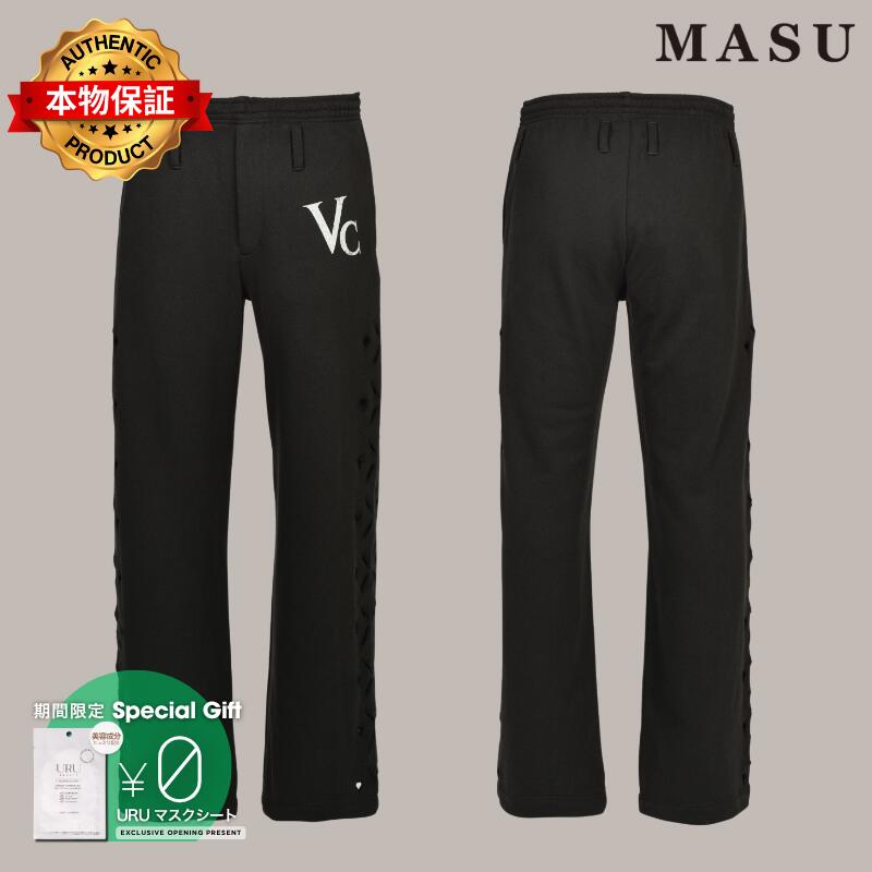 MASU エムエーエスユー 【本物保証】 スウェットパンツ ストリート系 メンズ HEART HOLE VC SWEAT PANTS / BLK