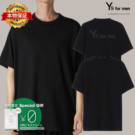 Ys for men 【本物保証】 Tシャツ ストリート系 メンズ Y's for men BIG LOGO PRINT SHORT SLEEVE T-SHIRT