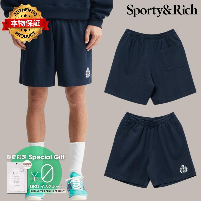 Sporty And Rich スポーティ＆リッチ 【本物保証】 ショートパンツ ストリート系 レディース NY Crest Gym Short