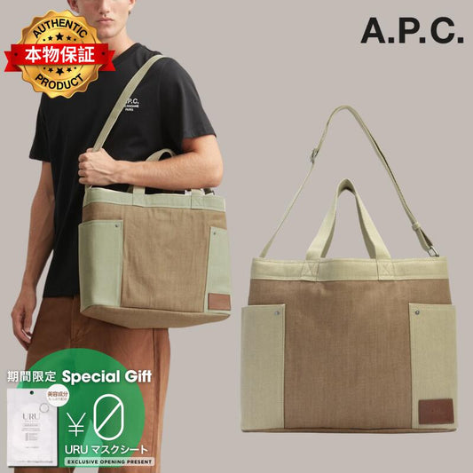 Apc アーペーセー 【本物保証】 トートバッグ ストリート系 ユニセックス Jardin Tote Bag
