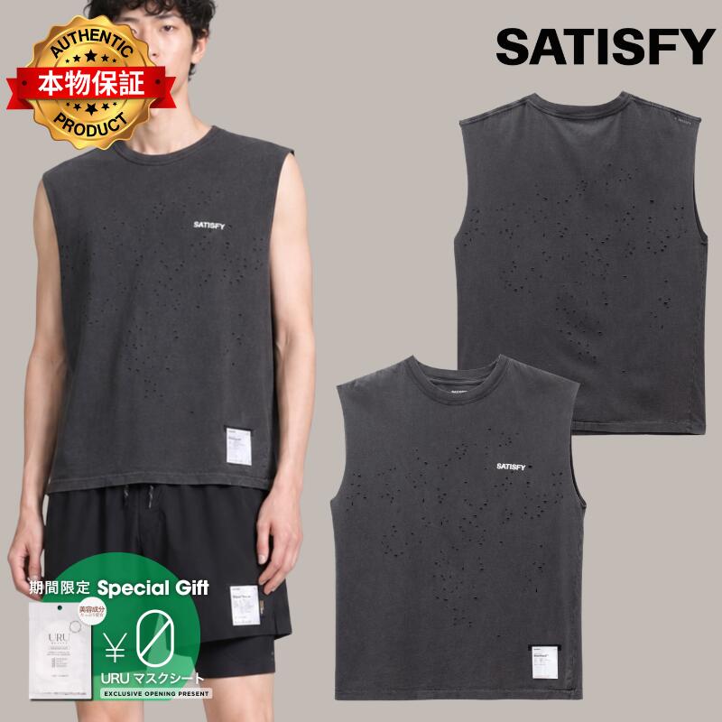 Satisfy SATISFY 【本物保証】 Tシャツ ストリート系 メンズ MothTech(TM) Muscle Tee