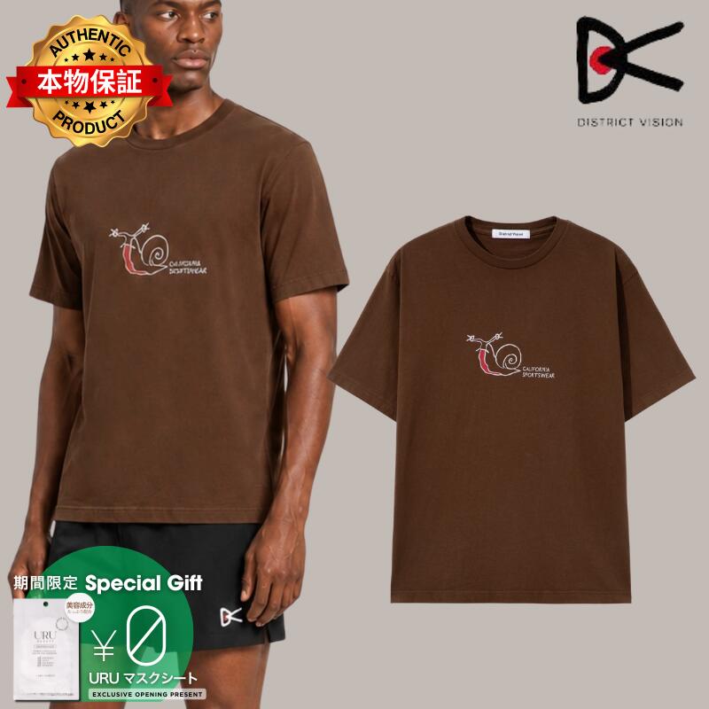 District Vision ディストリクト・ビジョン 【本物保証】 Tシャツ ストリート系 メンズ California Cotton Tee