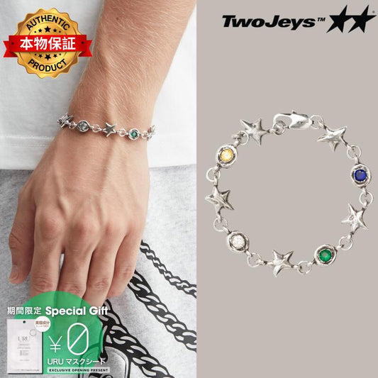 Twojeys トゥージェイズ 【本物保証】 ブレスレット ストリート系 ユニセックス MULTICOLOR SQUADRA BRACELET