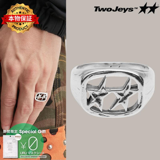 Twojeys トゥージェイズ 【本物保証】 リング ストリート系 ユニセックス Framed Ring