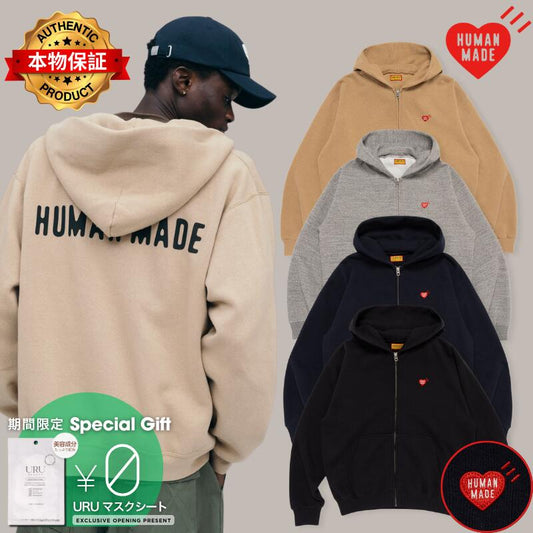Human Made ヒューマンメイド 【本物保証】パーカー ストリート系 メンズ   CLASSIC ZIP-UP HOODIE