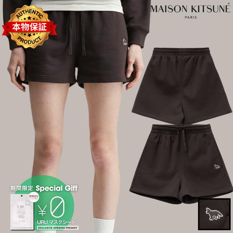 Maison Kitsune メゾン・キツネ 【本物保証】 ショートパンツ ストリート系 レディース Baby Fox Regular Jog Shorts