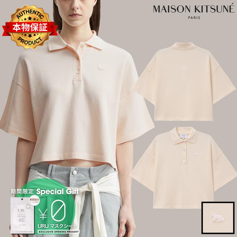 Maison Kitsune メゾン・キツネ 【本物保証】 シャツ ストリート系 レディース Baby Fox Oversize Polo