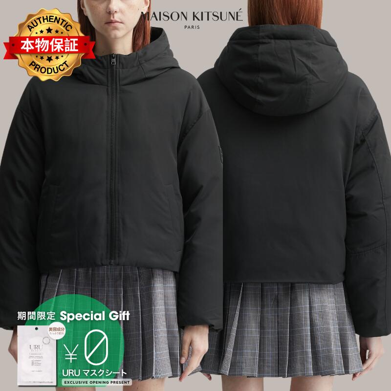 Maison Kitsune メゾン・キツネ 【本物保証】 パーカー ストリート系 レディース Hooded Puffer
