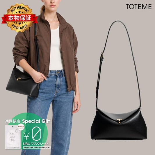 Toteme トテーム 【本物保証】 バッグ ストリート系 レディース T-Lock Leather Clutch