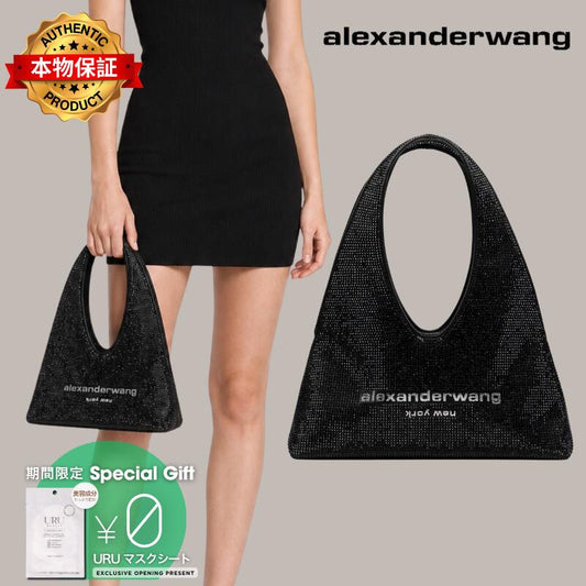Alexander Wang アレキサンダーワン 【本物保証】 バッグ ストリート系 レディース Pike Mini Hobo With Crossbody Strap