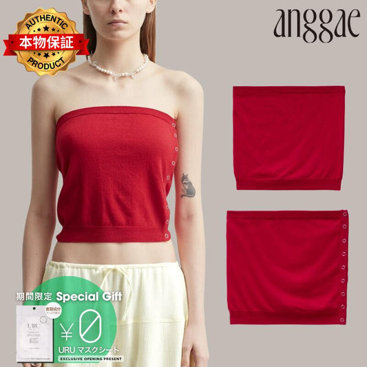 Anggae anggae 【本物保証】 Tシャツ ストリート系 レディース Layering Tube