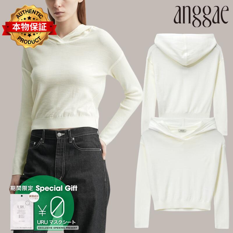 Anggae anggae 【本物保証】 パーカー ストリート系 レディース Hoodie Pullover
