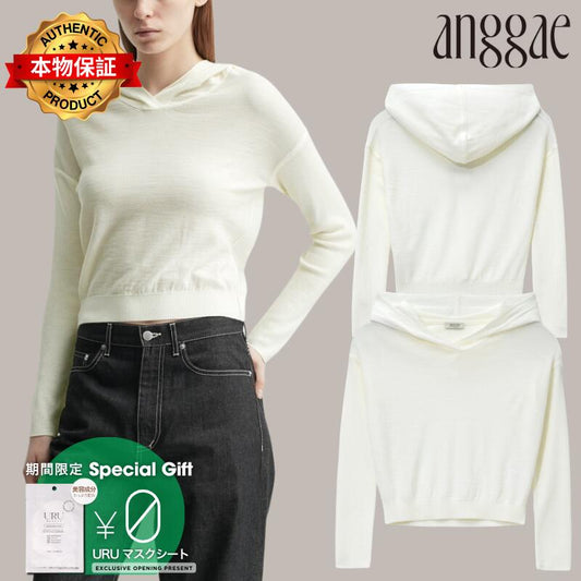 Anggae anggae 【本物保証】 パーカー ストリート系 レディース Hoodie Pullover