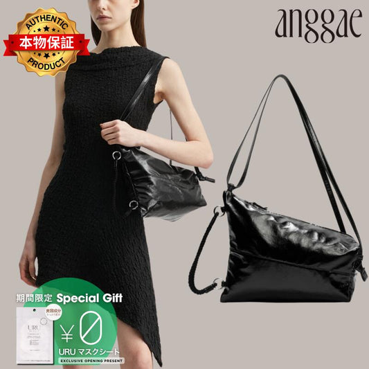 Anggae anggae 【本物保証】 バッグ ストリート系 レディース Mini Boxer Bag