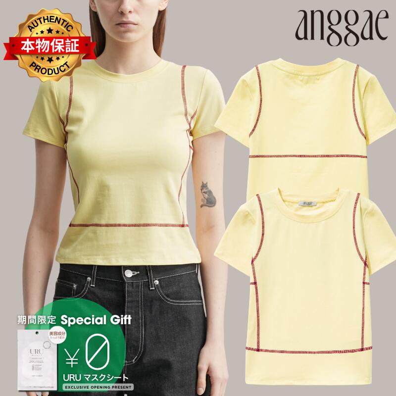 Anggae anggae 【本物保証】 Tシャツ ストリート系 レディース Parallel T-Shirt