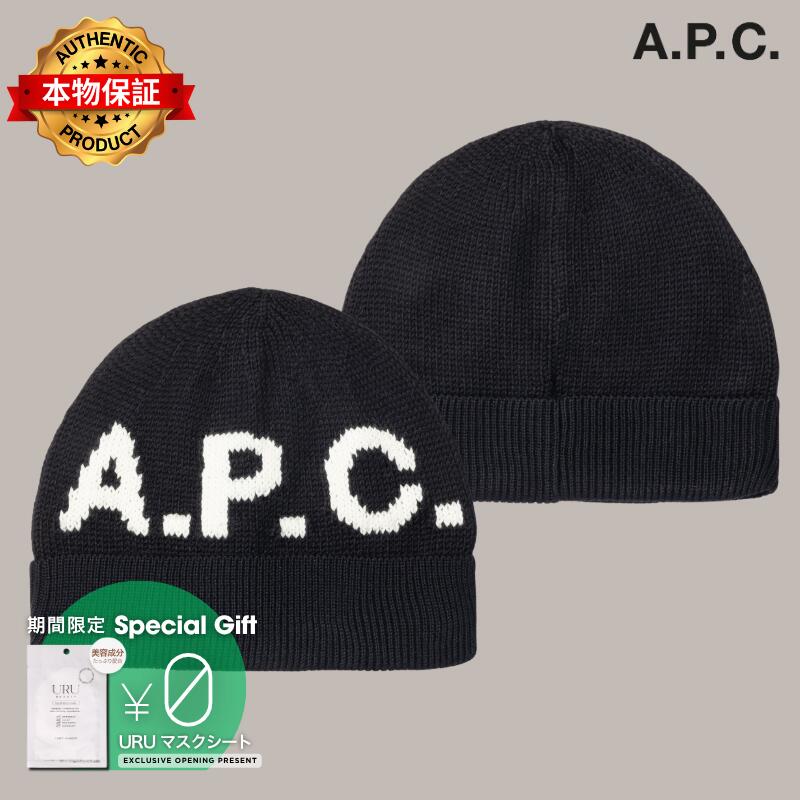 Apc アーペーセー 【本物保証】 ビーニー ストリート系 レディース Logo Beanie