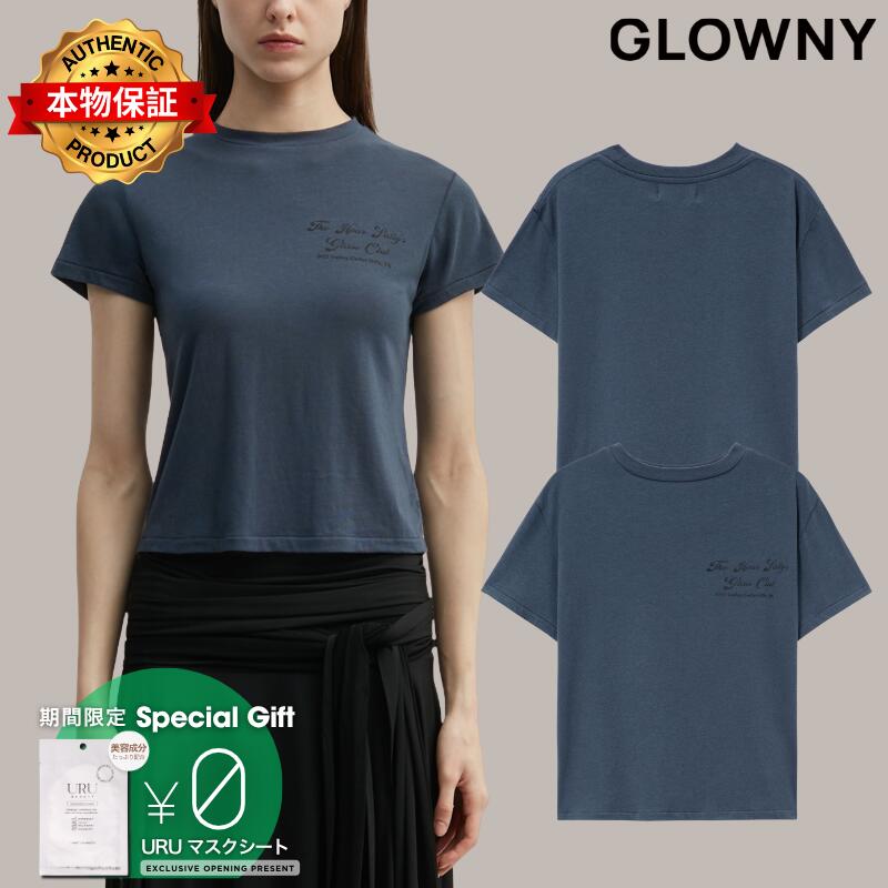 Glowny グロウニー 【本物保証】 Tシャツ ストリート系 レディース Glass Club Graphic Tee