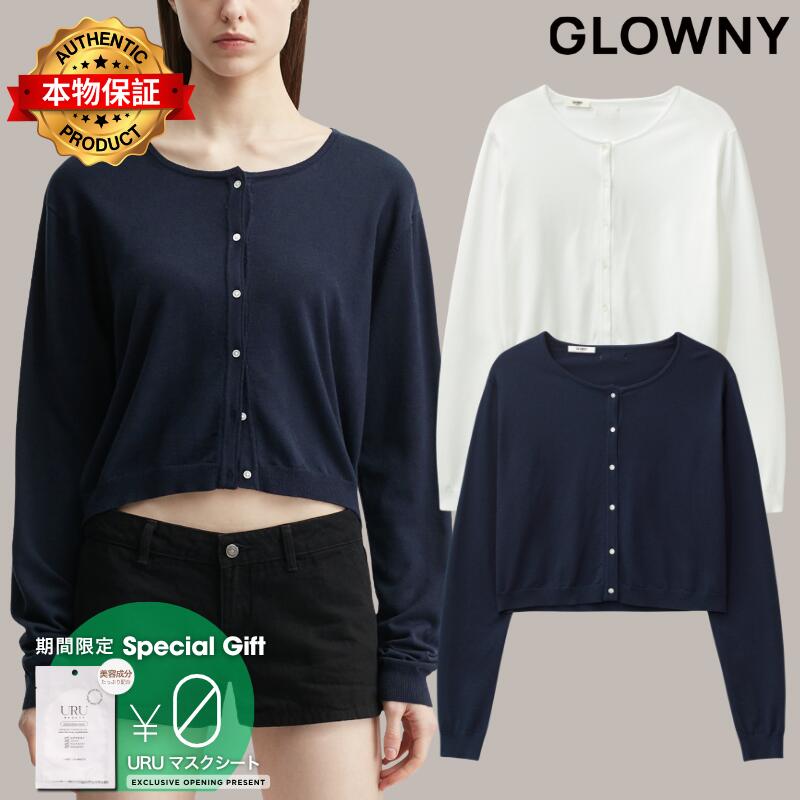Glowny グロウニー 【本物保証】 カーディガン ストリート系 レディース G Easy Fit Knit Cardigan